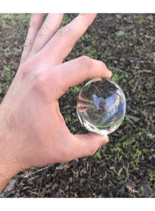 DSJUGGLING 2 pcs of 50mm Clear Acrylic Contact Juggling Ball Kits for Practice Juggling or Finger Strength Training - Image 5
